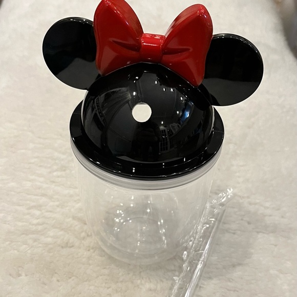 Double Walled Mickey Mouse Cup with Straw - Picture 4 of 5